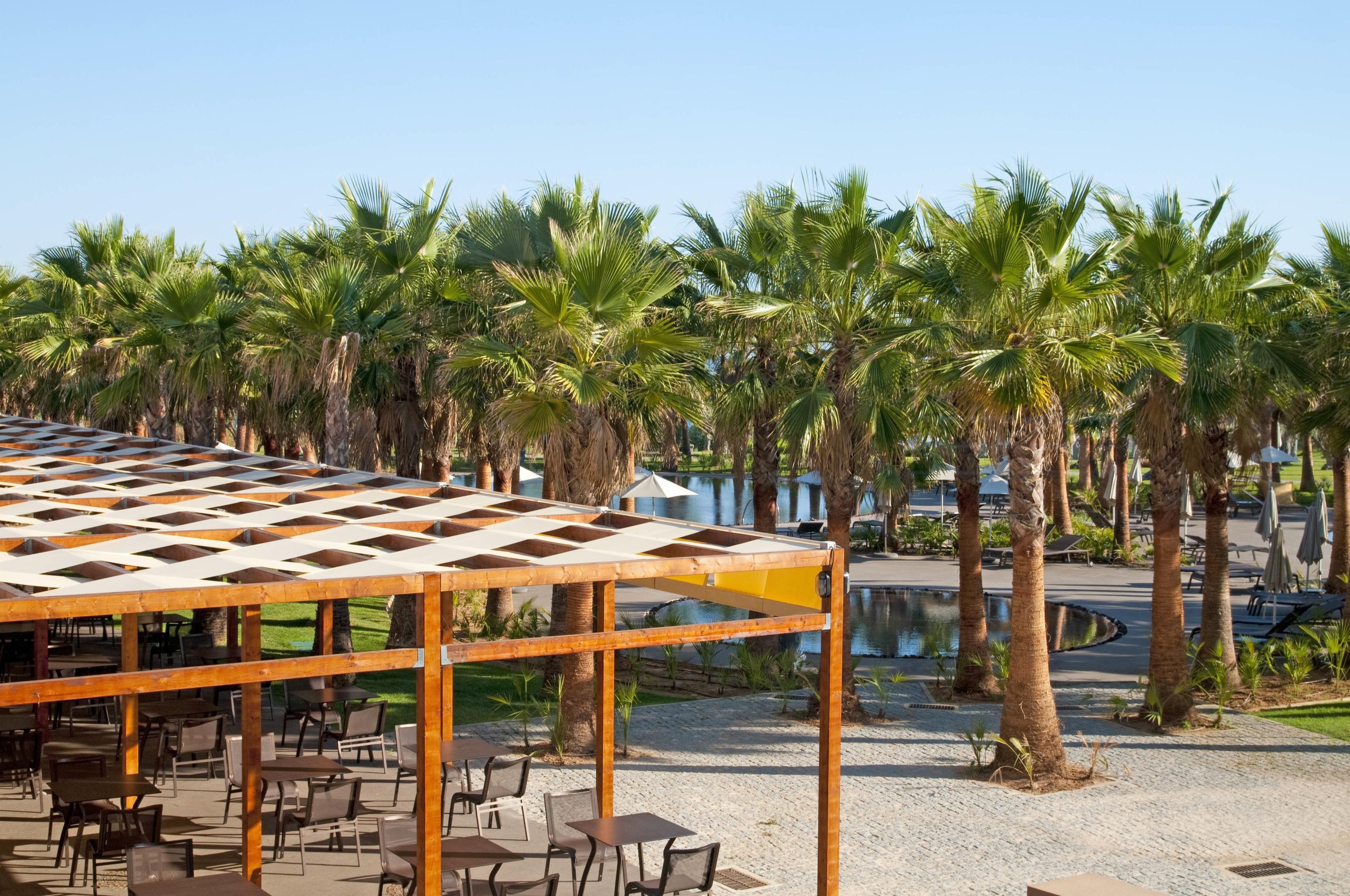Kimpton Atlantico Algarve By Ihg Ξενοδοχείο Αλμπουφέιρα Εξωτερικό φωτογραφία Palm trees in the park