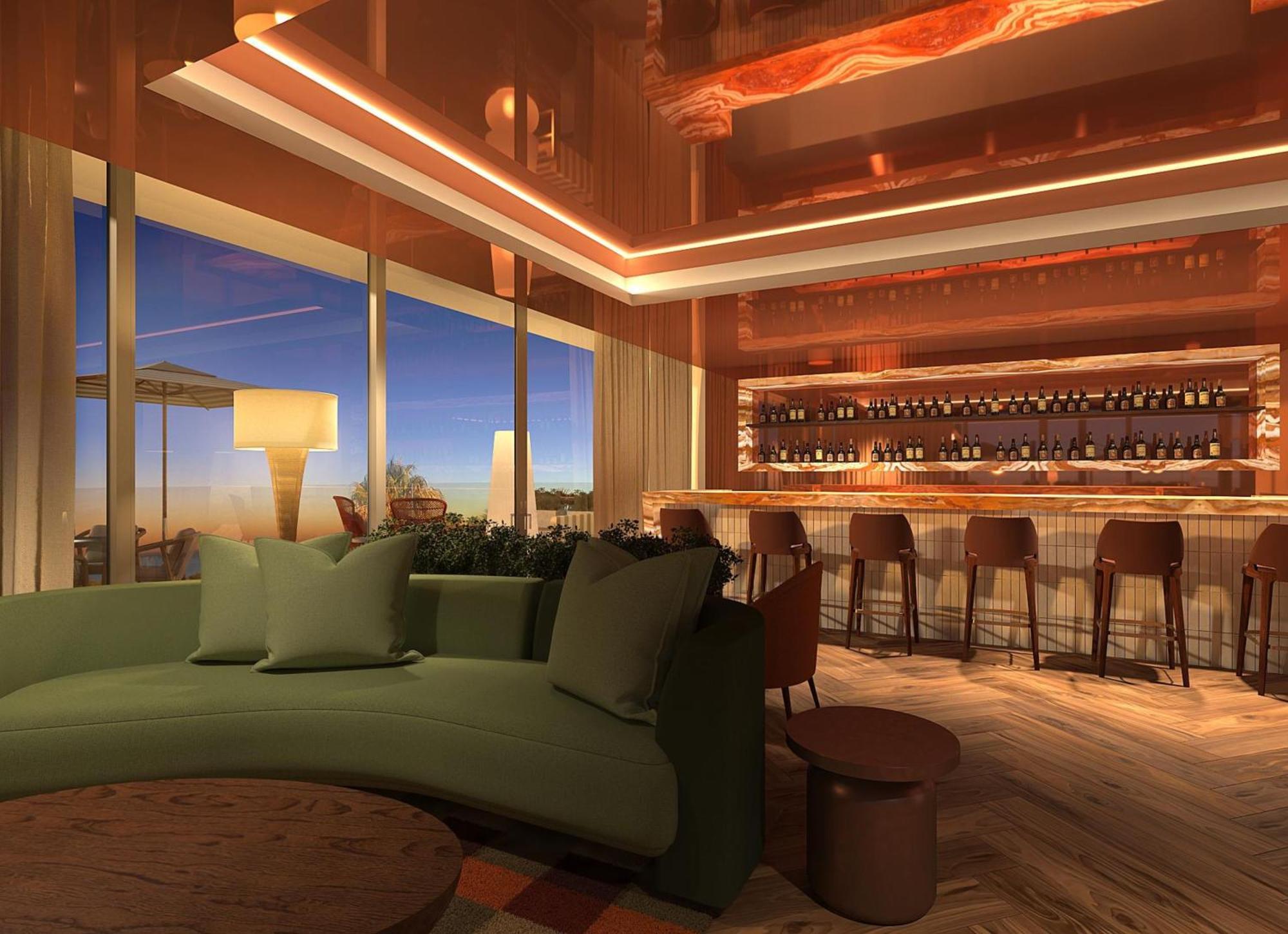 Kimpton Atlantico Algarve By Ihg Ξενοδοχείο Αλμπουφέιρα Εξωτερικό φωτογραφία The bar at the 101 Sky Lounge