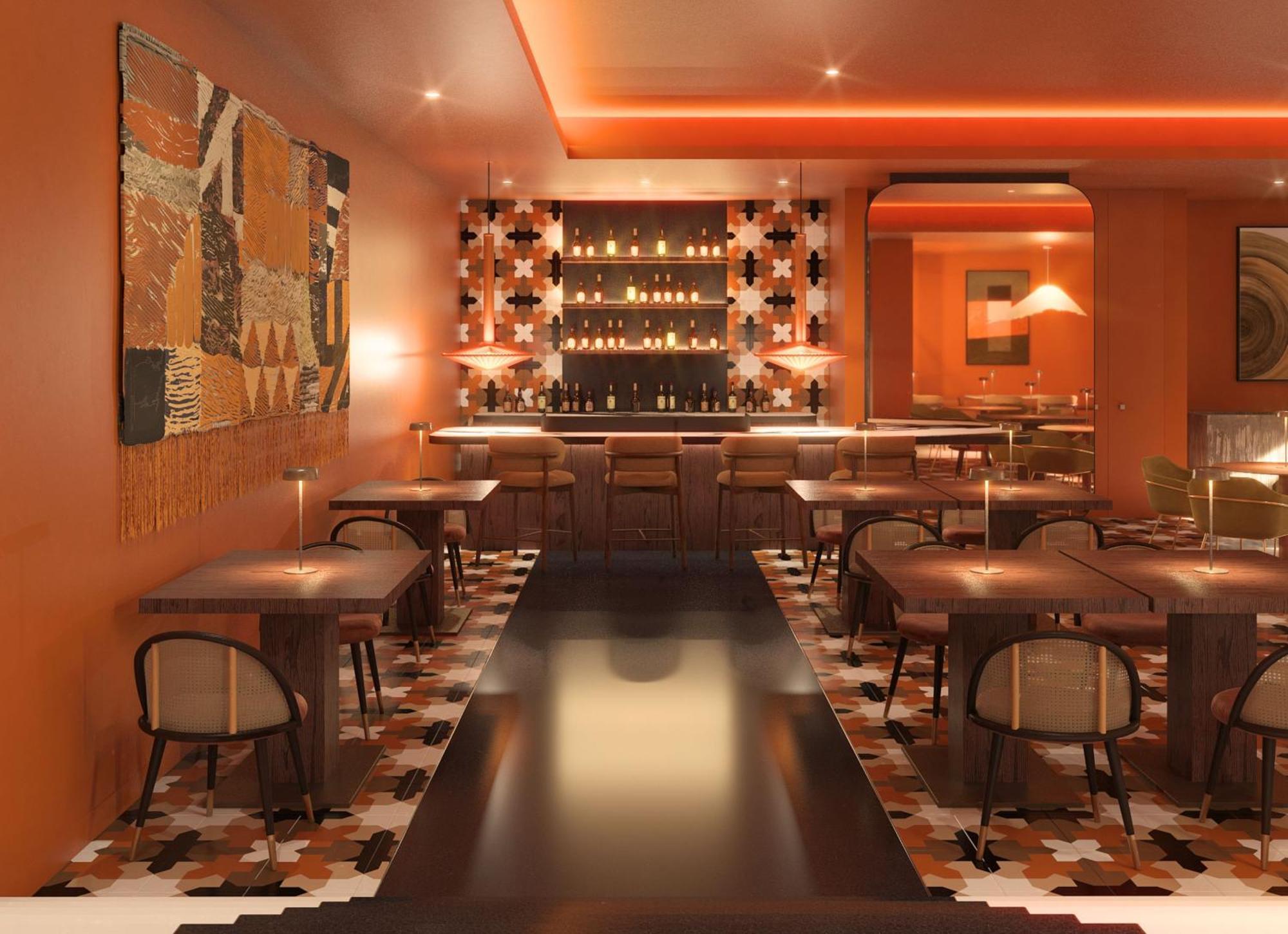 Kimpton Atlantico Algarve By Ihg Ξενοδοχείο Αλμπουφέιρα Εξωτερικό φωτογραφία 3D rendering of a restaurant